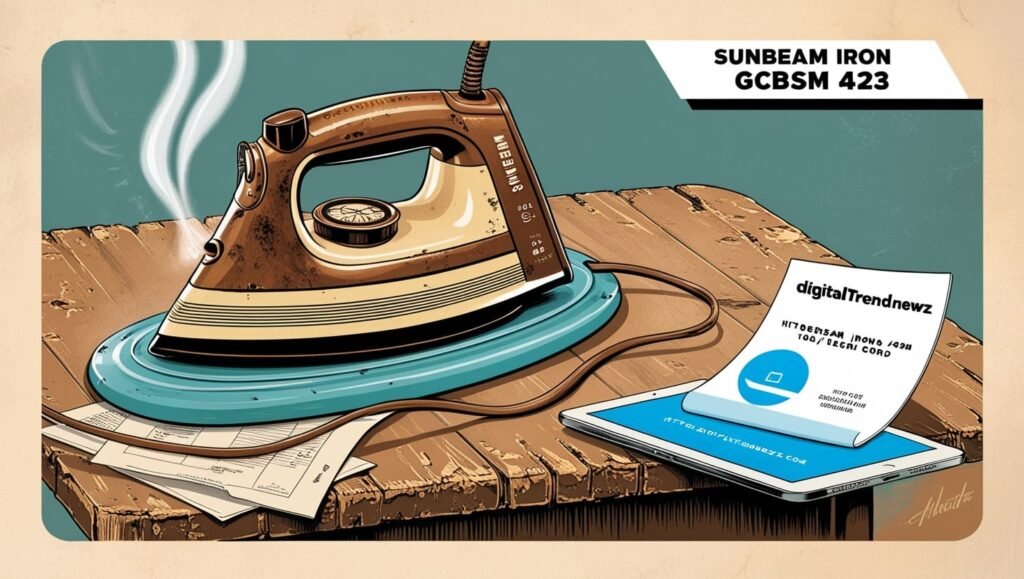 Sunbeam Iron Model Gcbsm 423 Replace Cord Replacement Manual