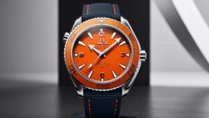 44.1mm Orange Omega Planet Ocean Bezel Insert