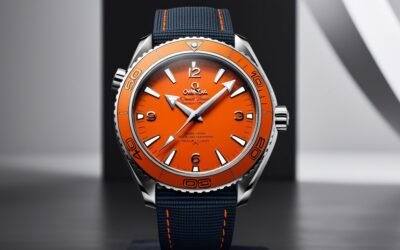 44.1mm Orange Omega Planet Ocean Bezel Insert