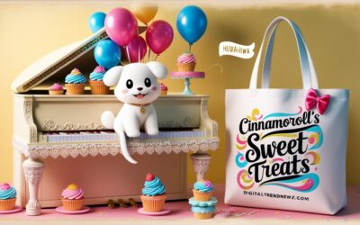 Cinnamoroll My Sweet Piano Huwahuwa Cupcake Bag